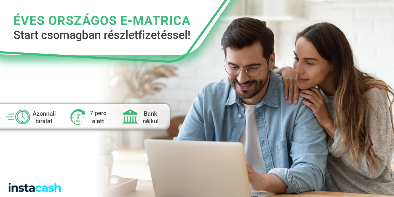 Éves országos autópálya matrica csomagban, részletfizetéssel