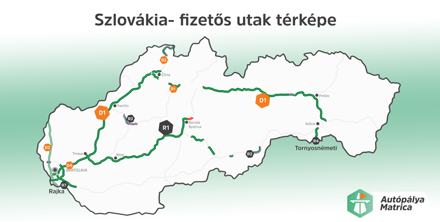 Így utazzunk Szlovákiába autópályán!
