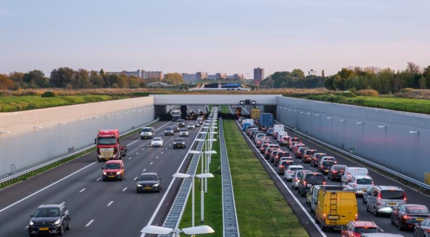 Autópályán Hollandiában